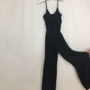 h&m silk jumpsuit